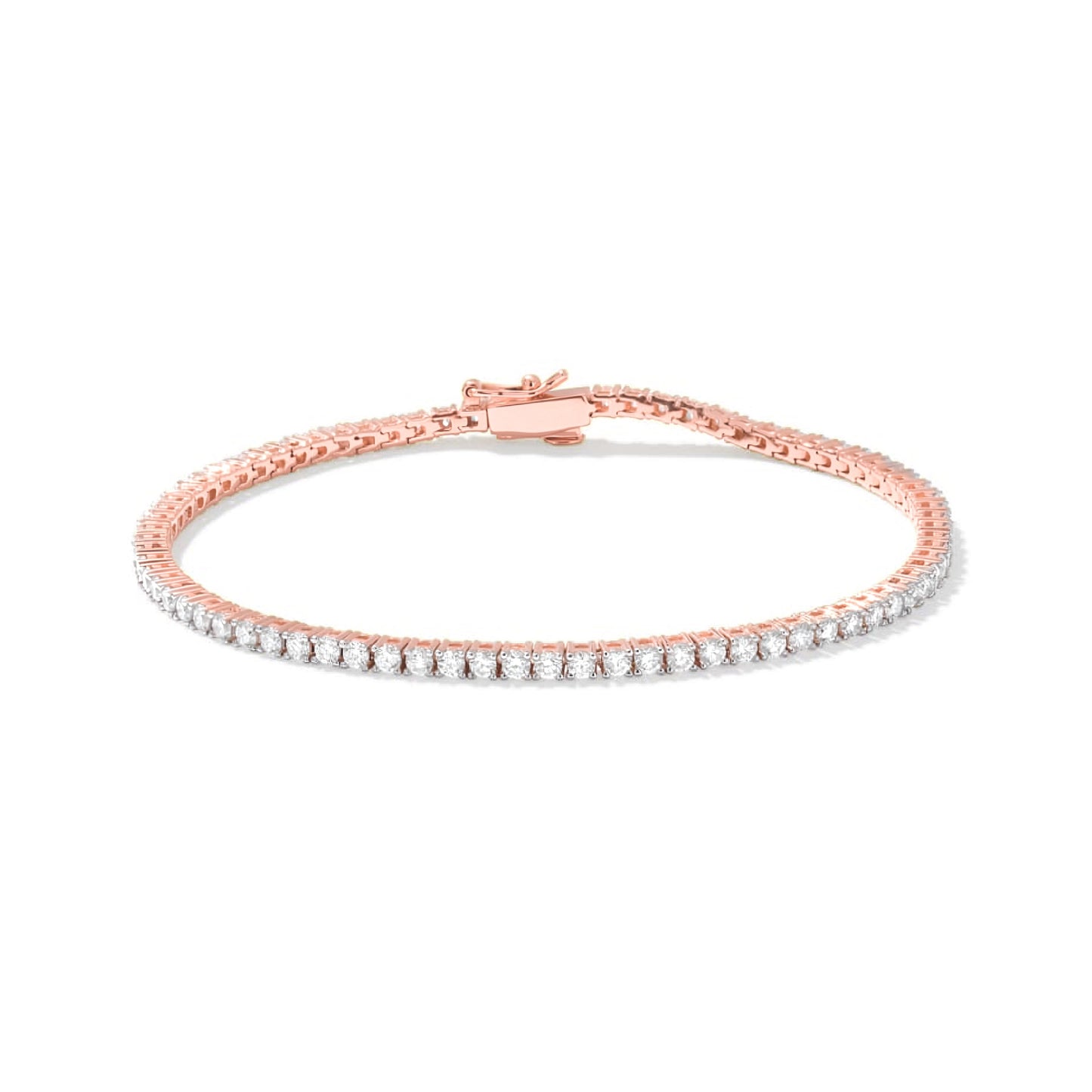 Rose Gold Tennis Bracelet