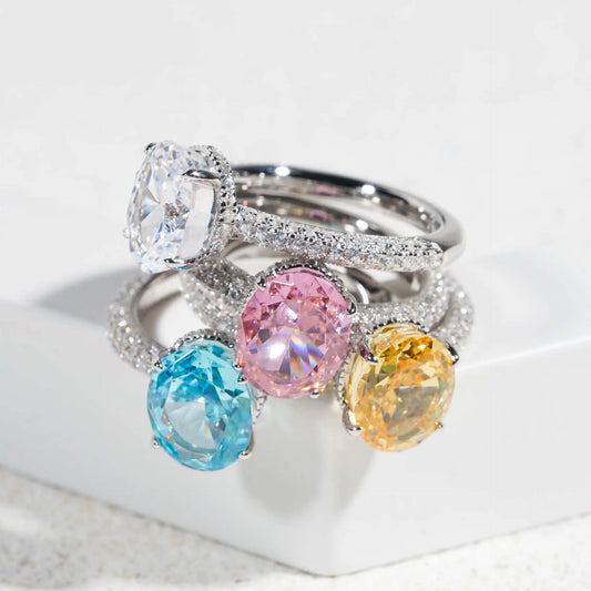 Golden Yellow Diamond Ring