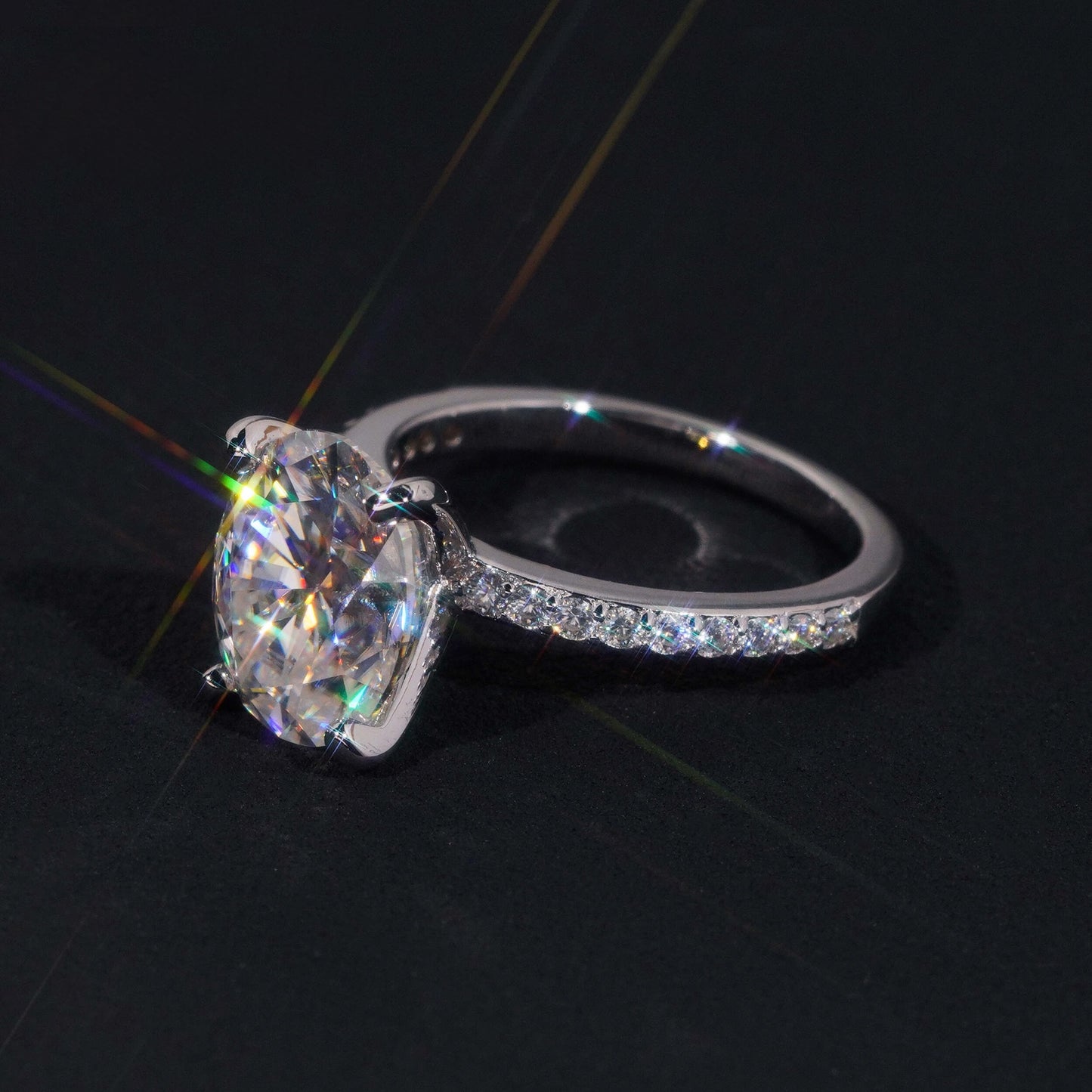 Oval Cut Diamond Ring