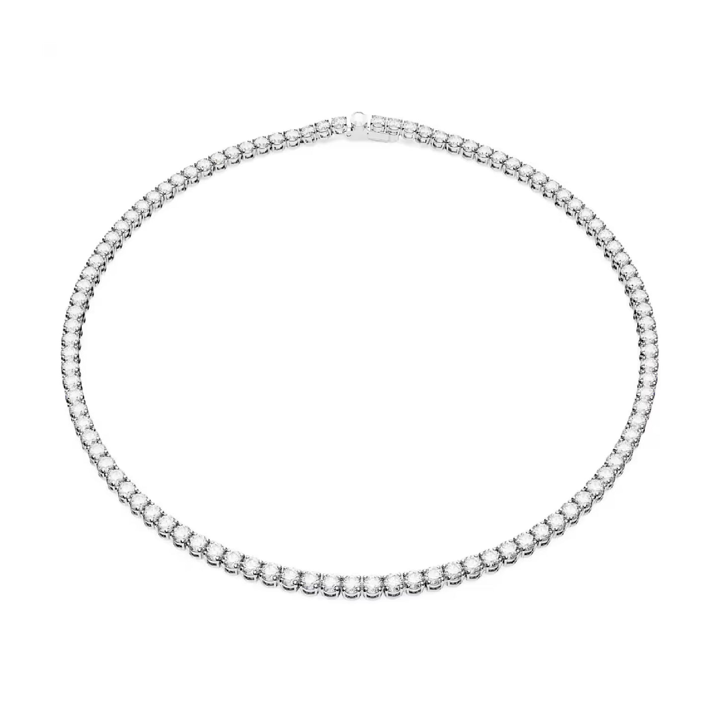 Rose Gold Tennis Necklace