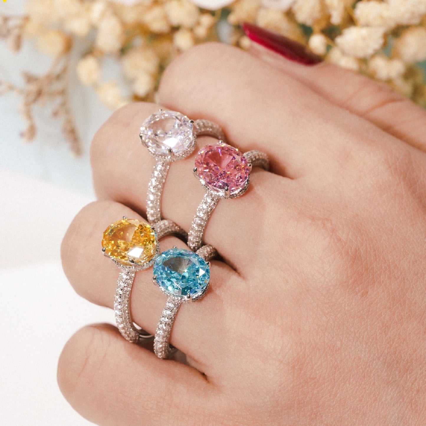 Turqoise Diamond Ring